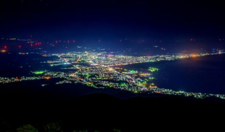 釜臥山展望（夜景）